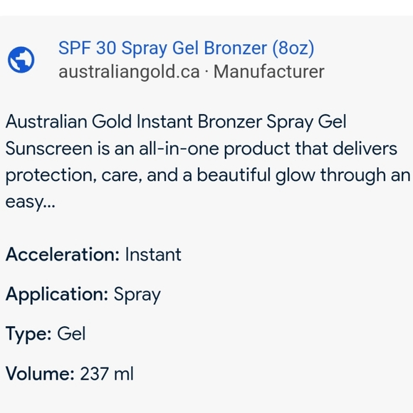 Australian Gold 30 Spf Sunscreen - Picture 4 of 6